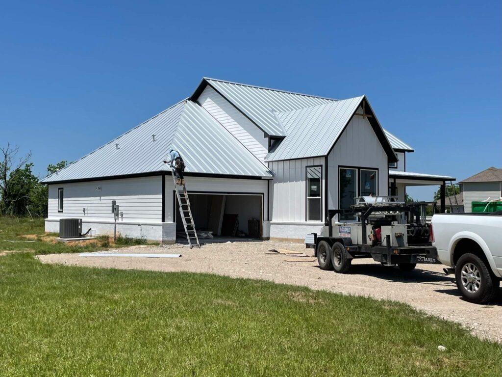 Runing panels and installing a metal roof